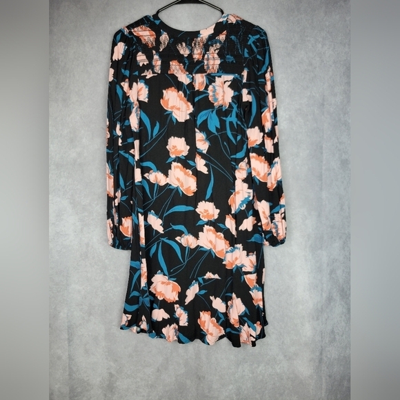 MAEVE by ANTHROPOLOGIE Ragondq Floral dress  Tunic in Black size 4 - Picture 5 of 14